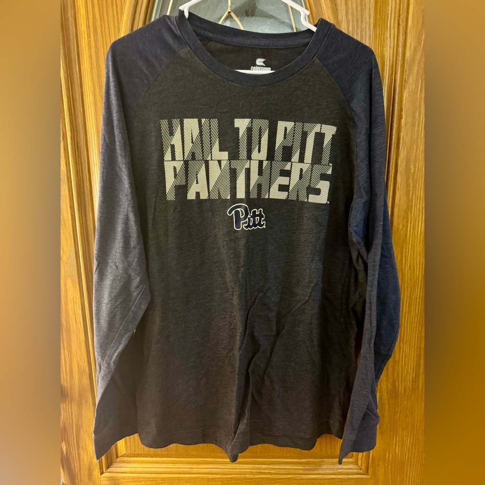 Colosseum Navy Hail to Pitt Panthers Long Sleeve Tee